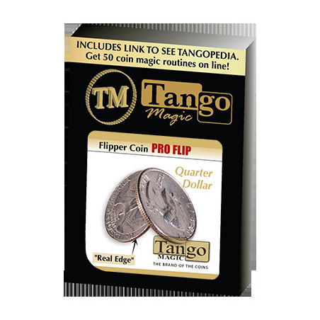 Flipper coin Pro Flip Quarter dollar (D0105) by Tango