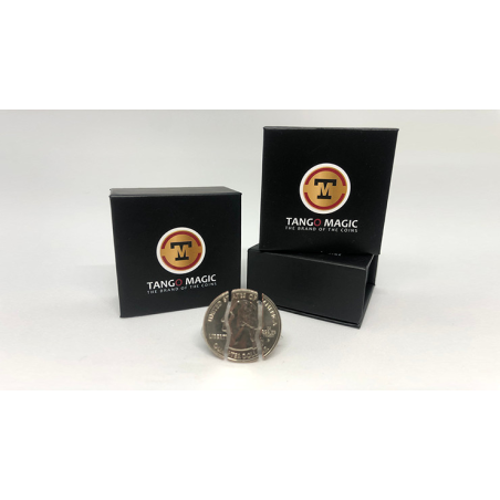 Folding Coin Quarter (D0021) (Traditional) by Tango Magic - Trick (D0021)