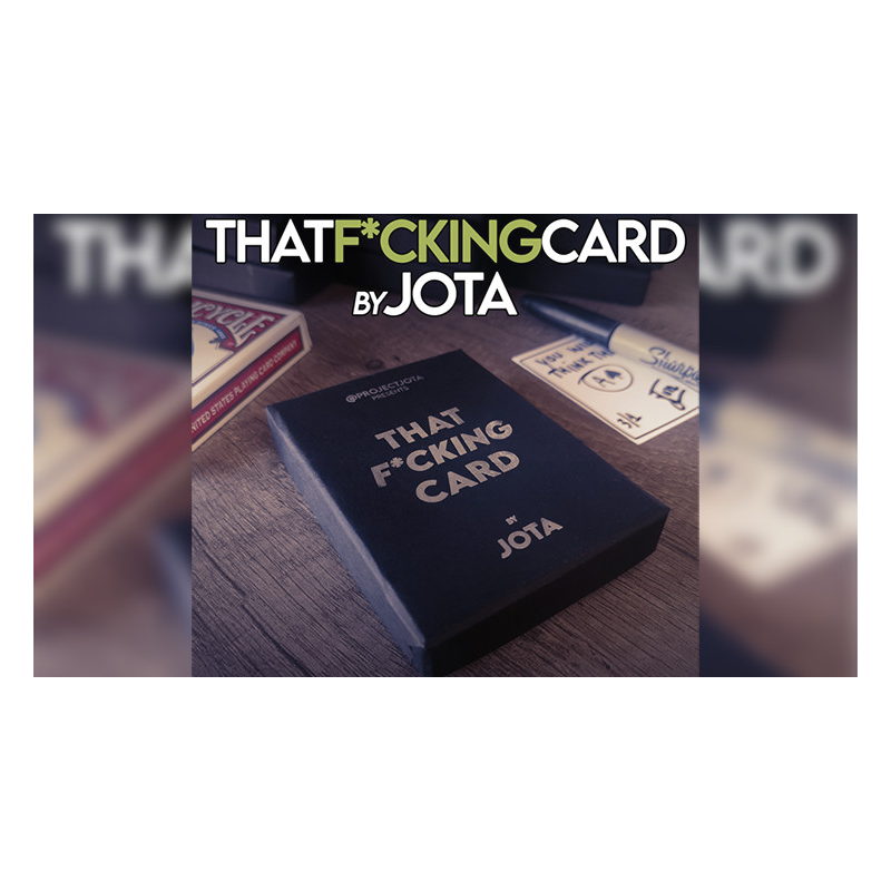 That f*cking card (Gimmick and Online Instructions) by JOTA - Trick