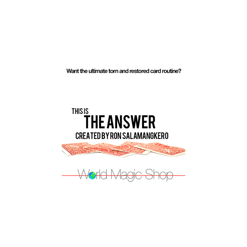 The Answer by Ron Salamangkero - DVD