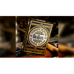 The Beatles Special Edition (Black) Playing Cards by theory11