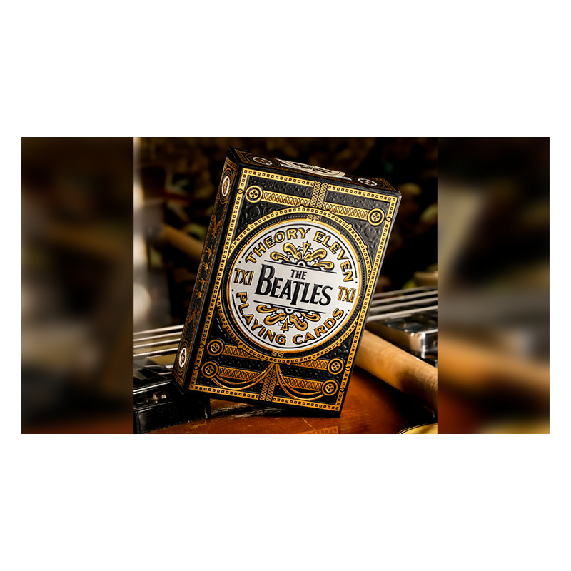 The Beatles Special Edition (Black) Playing Cards by theory11