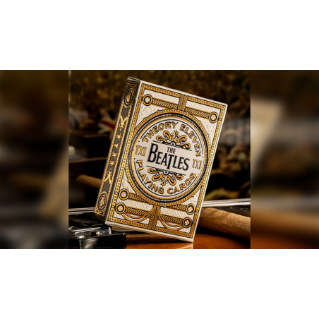 The Beatles Special Edition (White) Playing Cards by theory11
