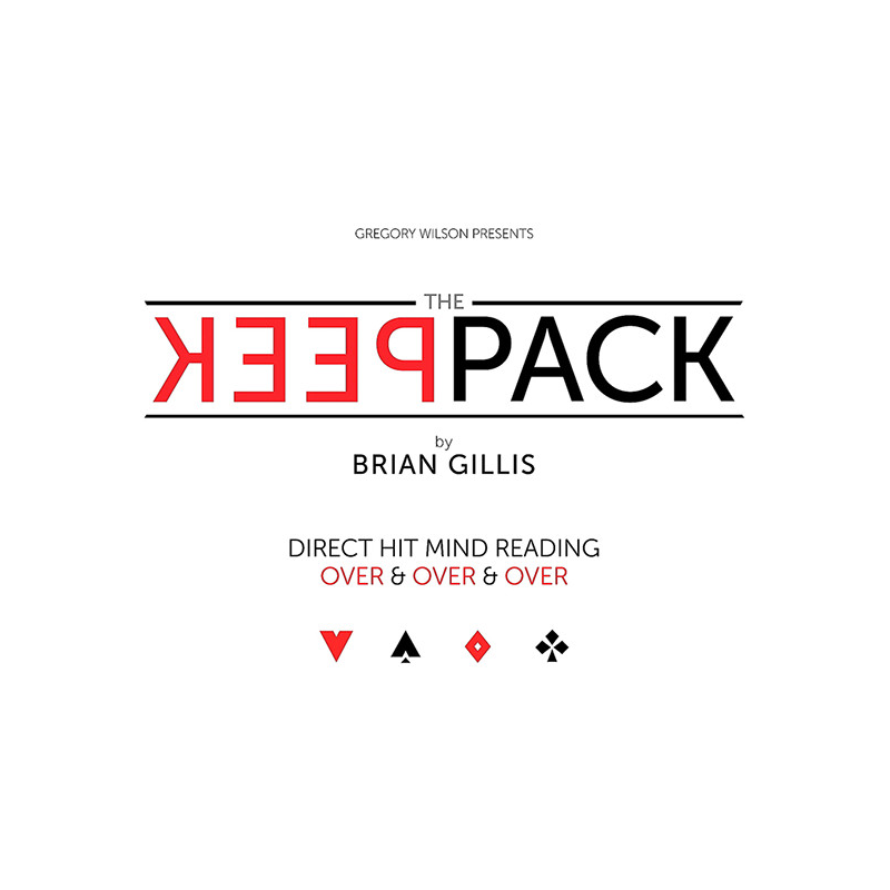 Gregory Wilson Presents The Peek Pack by Brian Gillis (Gimmicks and Online Instructions) - Trick