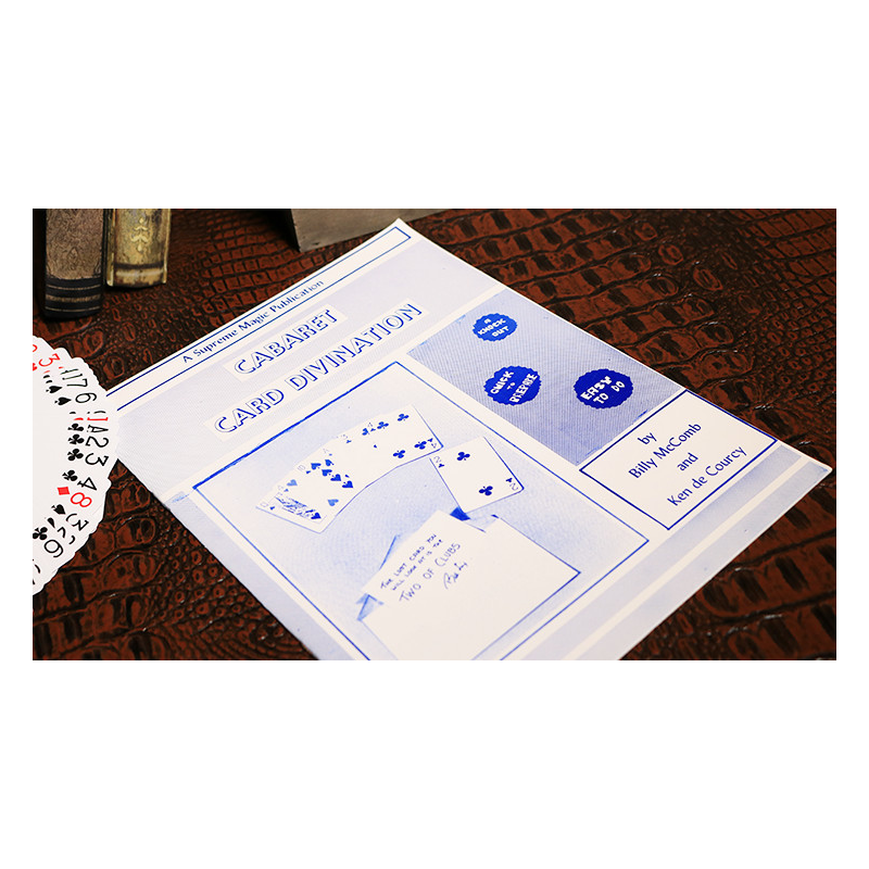 Cabaret Card Divination by Billy McComb and Ken de Courcy - Book