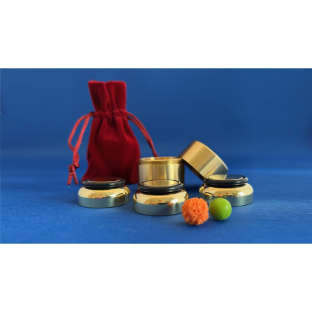 Three Shell Game (Brass) by Leo Smetsers