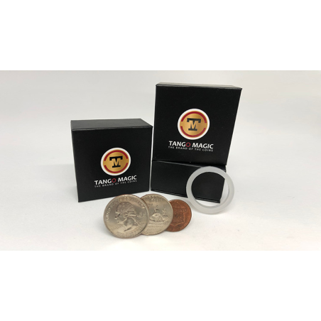 Locking Trick 61 cents (2 Quarters, 1 Dime, 1 Penny) by Tango - Trick (D0130)