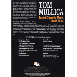 Expert Cigarette Magic Made Easy - Vol.3 by Tom Mullica - DVD