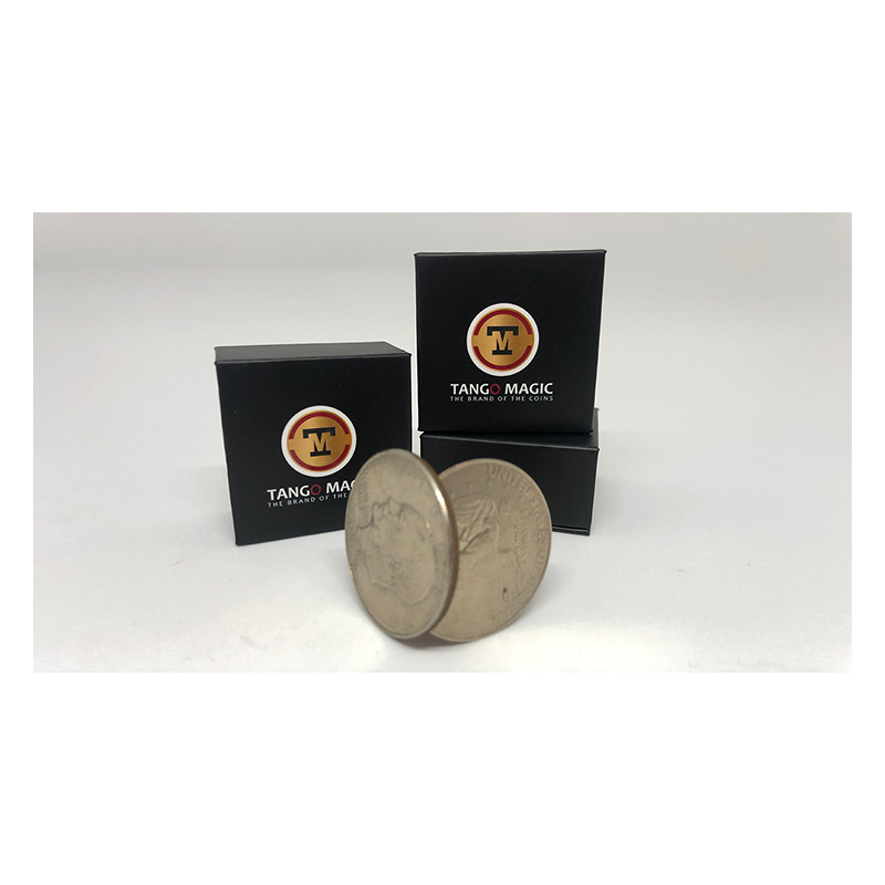 Magnetic Flipper Coin Eisenhower Dollar (D0041) by Tango - Trick