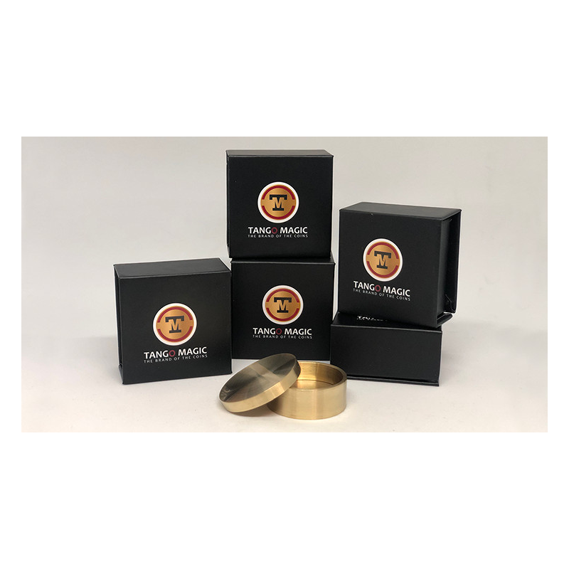 Okito Box Half Dollar (w/online instructions) (B0005) by Tango Magic - Trick