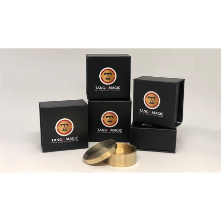 Okito Box Half Dollar (w/online instructions) (B0005) by Tango Magic - Trick