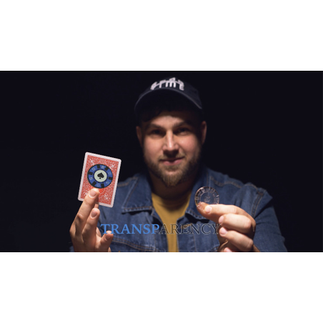 Transparency Red (Gimmicks and Online Instructions) by Alexis Touchard - Trick