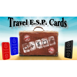 Travel ESP Cards Black (Gimmicks and Online Instructions) by Paul Carnazzo - Trick