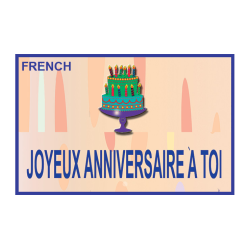 HAPPY BIRTHDAY TORN AND RESTORED (French) 25 PK. by Uday's Magic World - TRICK