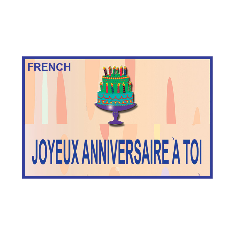 HAPPY BIRTHDAY TORN AND RESTORED (French) 25 PK. by Uday's Magic World - TRICK