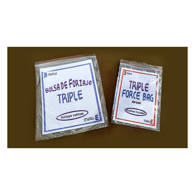 Triple Force Zip Lock Bag (Small, 6.5 x 9.5")