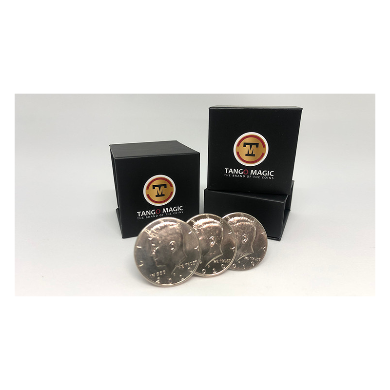 Triple TUC Half Dollar (D0183) Gimmicks and Online Instructions by Tango - Trick
