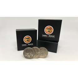 Triple TUC Quarter (D0182) Gimmicks and Online Instructions by Tango - Trick