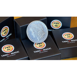 Replica Morgan Magnetic Coin (Gimmicks and Online Instructions) by Tango Magic - Trick