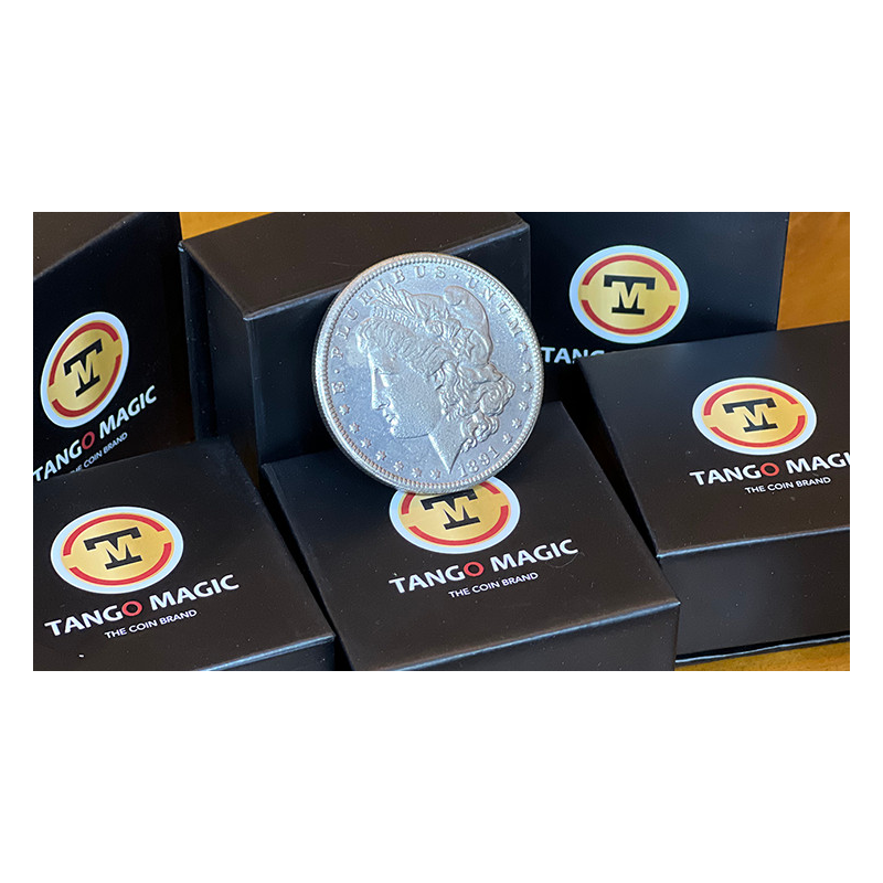 Replica Morgan Magnetic Coin (Gimmicks and Online Instructions) by Tango Magic - Trick