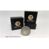 Replica Morgan Steel Coin (Gimmicks and Online Instructions RP011) by Tango Magic - Trick