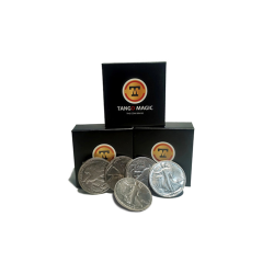 Replica Walking Liberty Expanded Shell plus 4 coins (Gimmicks and Online Instructions) by Tango - Trick