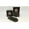 Dollar Size Shell Chinese Coin (Black) by Tango Magic (CH024)