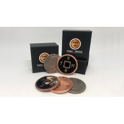 Dollar Size Silver Copper Chinese Transposition (CH023) by Tango Magic