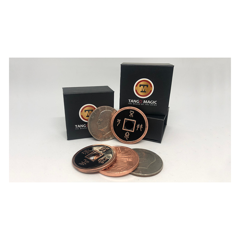 Dollar Size Silver Copper Chinese Transposition (CH023) by Tango Magic