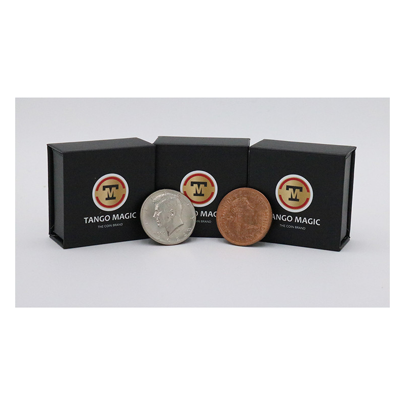 Super Scotch and Soda (US Half Dollar and English Penny) by Tango Magic
