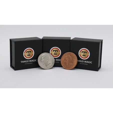 Super Scotch and Soda (US Half Dollar and English Penny) by Tango Magic