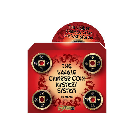 The Visible Chinese Coin Mystery System ( CH015 ) (Gimmicks and DVD) by Marcel and Tango Magic - DVD