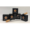 Mini Magic Wand in Black (W004) (with gold tips) by Tango -Trick