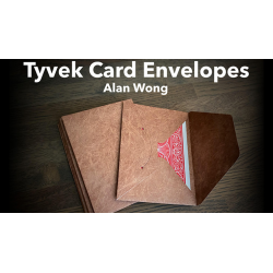 Tyvek Card Envelopes 10 pk. BROWN by Alan Wong- Trick