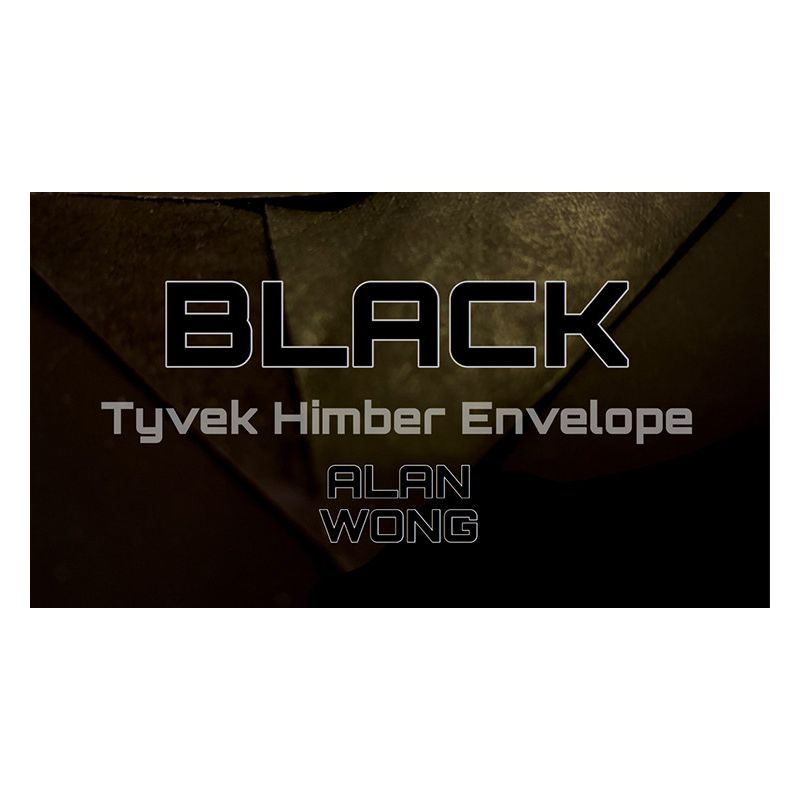 Tyvek Himber Envelopes BLACK (10 pk.) by Alan Wong - Trick