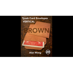 Tyvek VERTICAL Envelopes BROWN (10 pk.) by Alan Wong - Trick