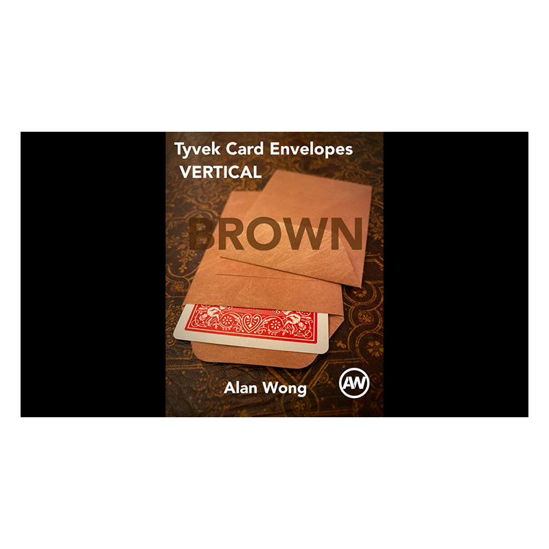 Tyvek VERTICAL Envelopes BROWN (10 pk.) by Alan Wong - Trick