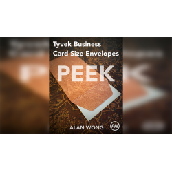Tyvek Business Card Size Peek Envelopes (10 pk.) by Alan Wong