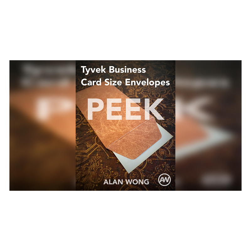 Tyvek Business Card Size Peek Envelopes (10 pk.) by Alan Wong