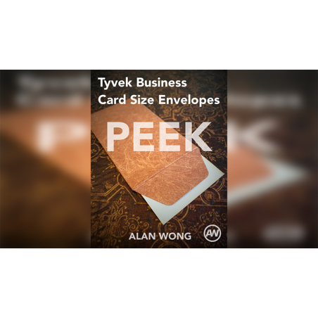Tyvek Business Card Size Peek Envelopes (10 pk.) by Alan Wong