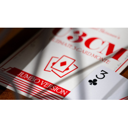 Michael Skinner's Ultimate Bicycle Jumbo 3 Card Monte (Red) by Murphy's Magic - Trick