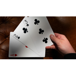 Michael Skinner's Ultimate Bicycle Jumbo 3 Card Monte (Red) by Murphy's Magic - Trick