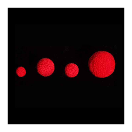 1 inch Crochet Balls (Red) by Uday - Trick