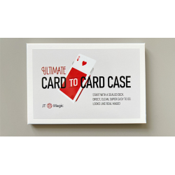 Ultimate Card to Card Case RED (Gimmicks and Online Instructions) by JT - Trick
