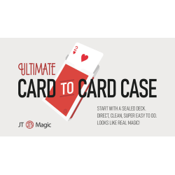 Ultimate Card to Card Case RED (Gimmicks and Online Instructions) by JT - Trick