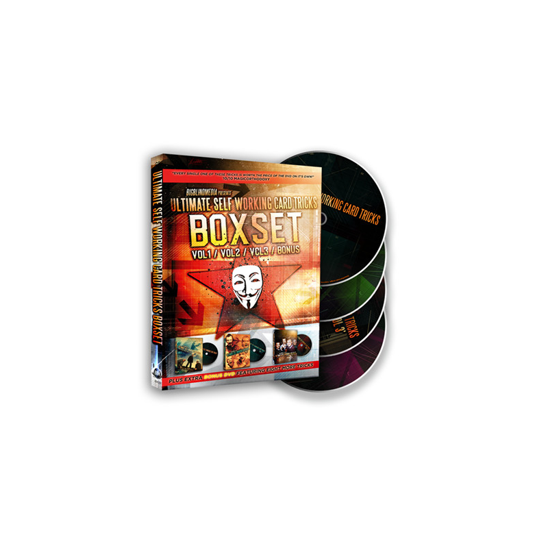BIGBLIINDMEDIA Presents Ultimate Self Working Card Tricks Triple Volume Box Set by Big Blind Media - DVD