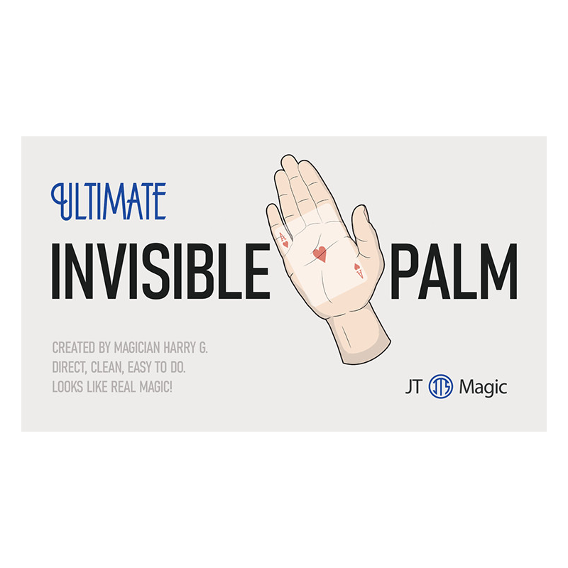 Ultimate Invisible Palm BLUE by JT - Trick