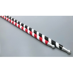 The Ultra Cane (Appearing / Metal) Black / White Stripe by Bond Lee - Trick