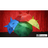 Umbrella Production Silk by Mr. Magic (4 Umbrellas) - Trick