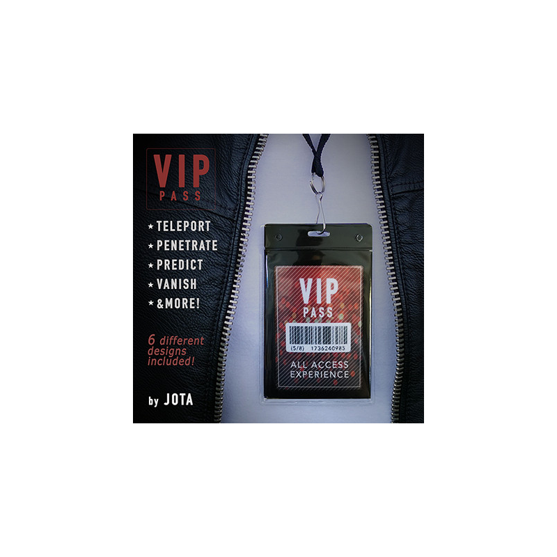 VIP PASS (Gimmick and Online Instructions) by JOTA - Trick